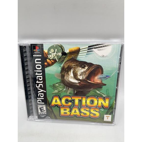 Action Bass PS1 PlayStation 1 CIB Complete – Tested - Picture 1 of 7